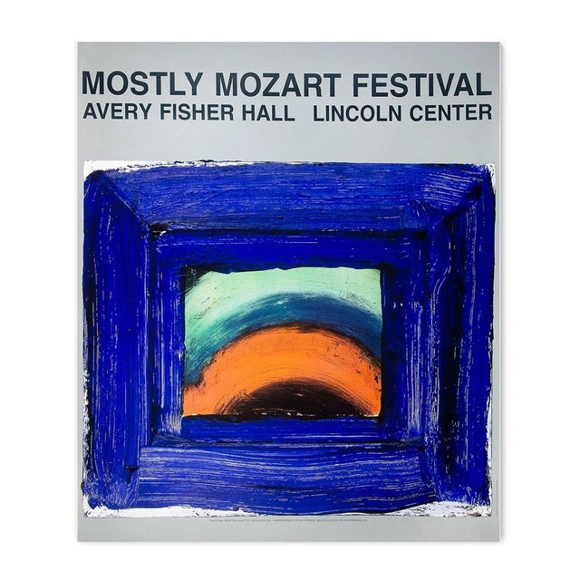 Howard Hodgkin Mostly Mozart Festival Exhibition Poster From Lincoln Center for the Performing Arts Dimensions: 26,3 x...