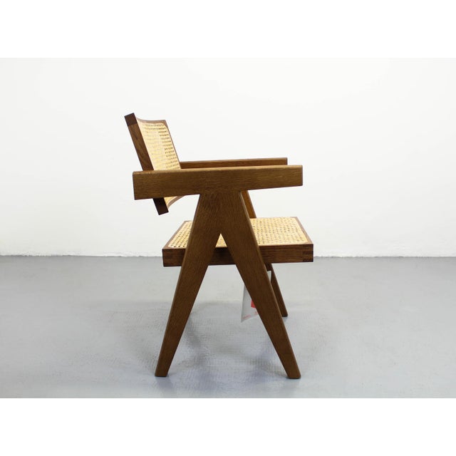 Early 21st Century 051 Capitol Complex Armchairs by Pierre Jeanneret for Cassina, 2010s, Set of 2 For Sale - Image 5 of 12