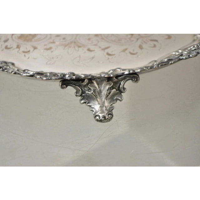 Antique Victorian Silver Plated 12" Round Award Platter Tray to Francis Biddle For Sale - Image 9 of 11
