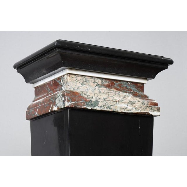 Black and Red 19th Century Pedestals, 1880, Set of 2 For Sale - Image 16 of 18