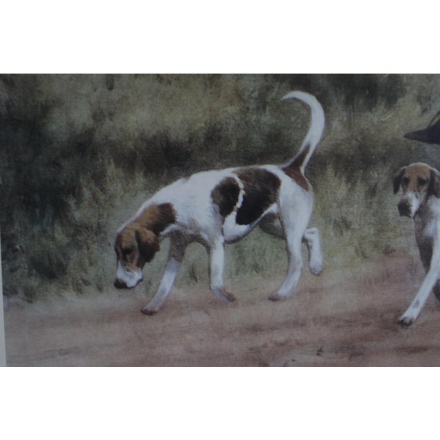 Vintage Lithograph of a British Fox Hunting Scene "The Pink of Condition" by George Wright For Sale - Image 9 of 18