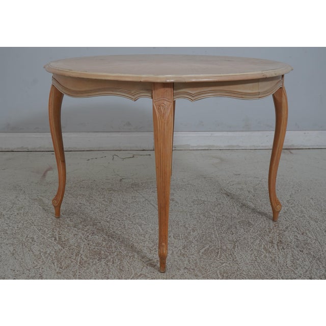 French Provincial French Provincial Dining Table & 4 Chair Set For Sale - Image 3 of 12