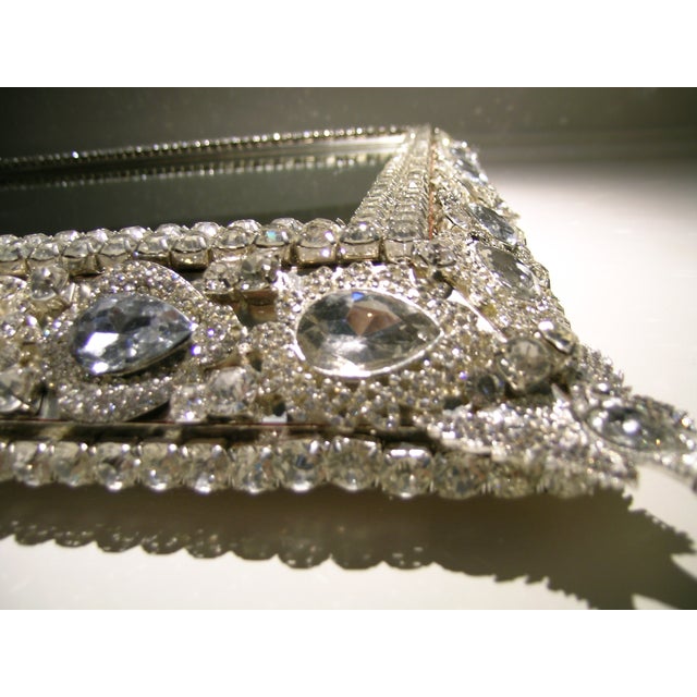 Contemporary Mirror Embellished Whith Jewelry For Sale - Image 3 of 3