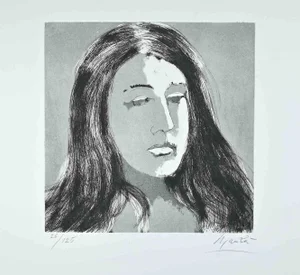 Giacomo Manzú, Inge, Original Etching, 1970