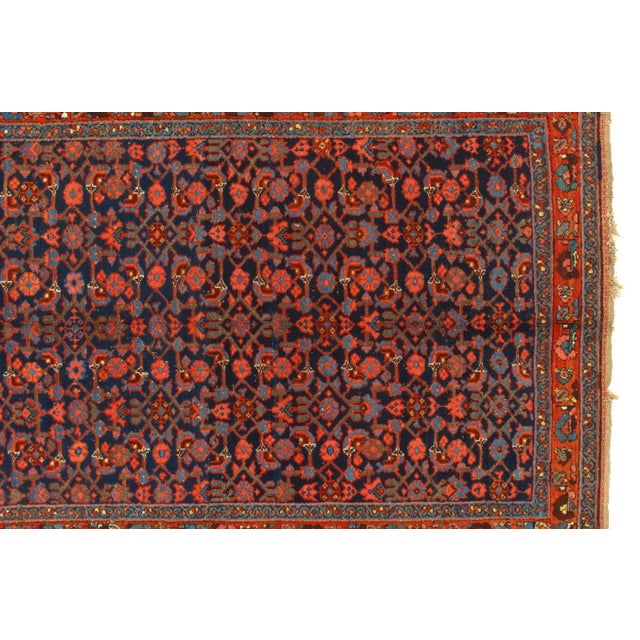 Persian Late 19th Century Antique Persian Bidjar Rug - 4′6″ × 6′7″ For Sale - Image 3 of 5