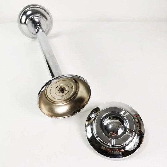 Metal Modernist Floor Ashtray, Germany, 1970s For Sale - Image 7 of 8