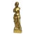 Mid Century Modern Brass Statue of a Greek Woman For Sale