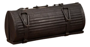Early 20th Century Industrial Metal Tool Box with Dark Patina, Found in India