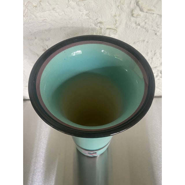 Vintage Studio Art Pottery Vase Signed and Dated For Sale - Image 4 of 6