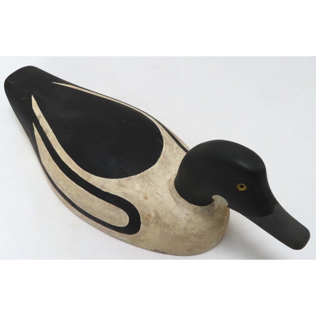 This really is a Great Looking - Unusual Vintage American Duck Decoy. Circa mid 20th Century. It is Completely Hand Made -...