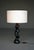Model 42 Sculptural Ebonised Wood Table Lamp from Temde Leuchten, 1970s For Sale - Image 9 of 14