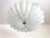 Lightolier 1950s Fluted Glass Parasol Flush Light For Sale - Image 4 of 16