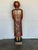 Vintage Buddha Buddhist Carved Wood Burmese Thai Monk Statue For Sale - Image 9 of 11