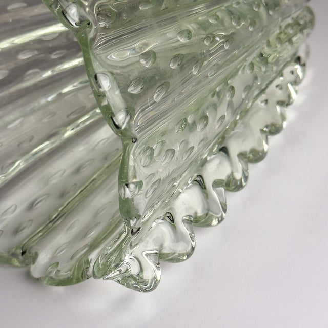 Vintage Murano Glass Vase by Barovier & Toso, Italy 1930-40s For Sale - Image 16 of 18