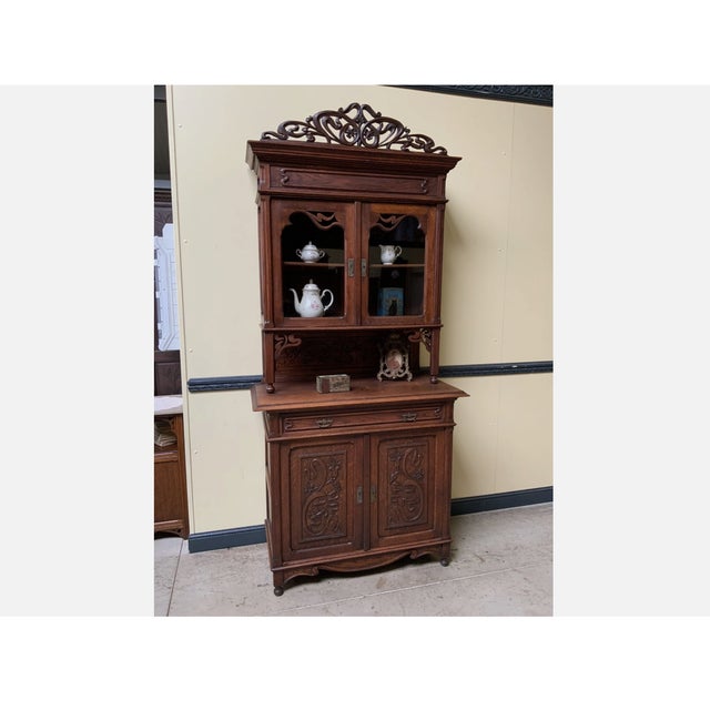Antique Art Nouveau Buffet, 1900s For Sale - Image 9 of 9