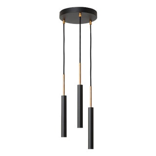 Black Brass STAV 3 Ceiling Lamp by Johan Carpner for Konsthantverk For Sale