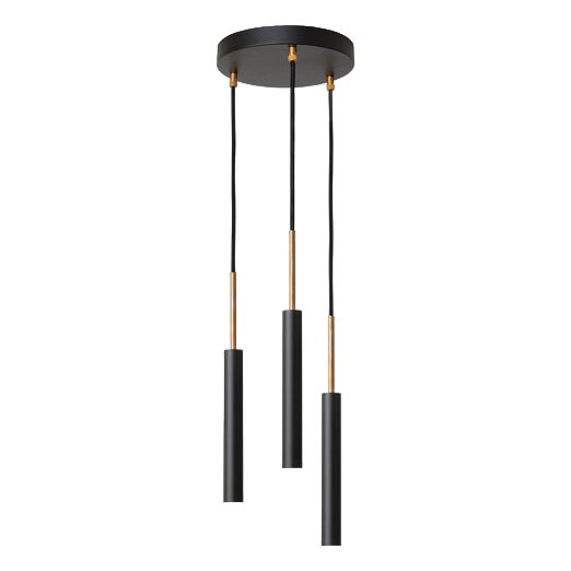 Black Brass STAV 3 Ceiling Lamp by Johan Carpner for Konsthantverk For Sale