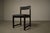 These chairs are characteristic of Jean Batenburg’s architectural design language, combining a strict geometric wooden...