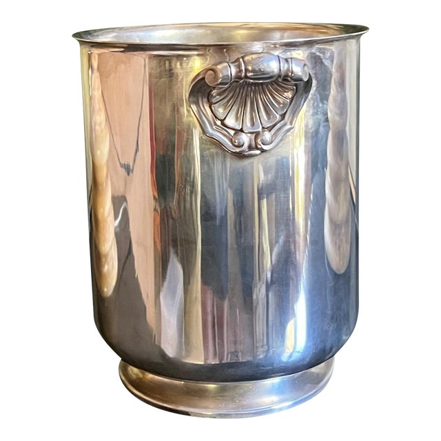 Christofle French Silverplated Champagne Bucket For Sale