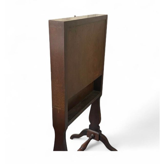 Victorian Victorian Rosewood Ladies Desk/Fireplace Screen Mid 1800’s to 1900’s For Sale - Image 3 of 9