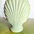 Postmodern Mint Green Ceramic Clam Shell Table Lamp For Sale In Miami - Image 6 of 8