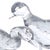 Late 20th Century Baccarat France Crystal Seated Duck Figurines Pair 5" For Sale - Image 5 of 12