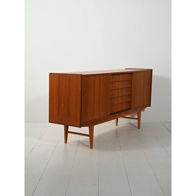 Scandinavian Teak Sideboard from Nils Jonsson, 1960s For Sale - Image 3 of 12