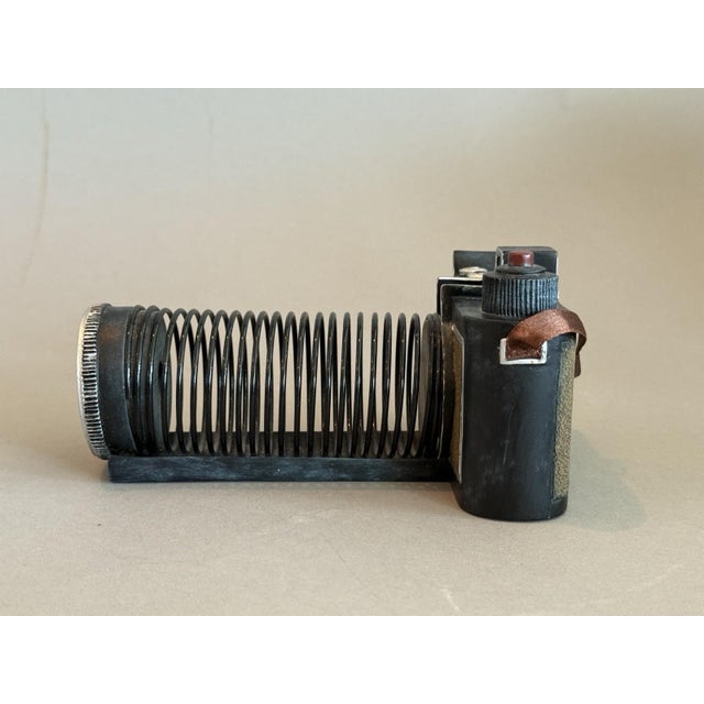 Industrial Vandor Pelzman Designs Cast Resin 35 Mm Camera Letter Card Holder Organizer Vintage For Sale - Image 3 of 13