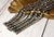1980s Vintage Alexis Kirk Wide Black & Clear Rhinestone Bracelet For Sale - Image 5 of 15