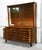 Mid-Century Modern Large Antique Pine Two-Piece Stationery / Apothecary Mercantile Display Store Cabinet For Sale - Image 3 of 6