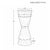 Matthew Izzo Home Vivienne Steel Blue Stained Oak Drink Table For Sale - Image 9 of 9