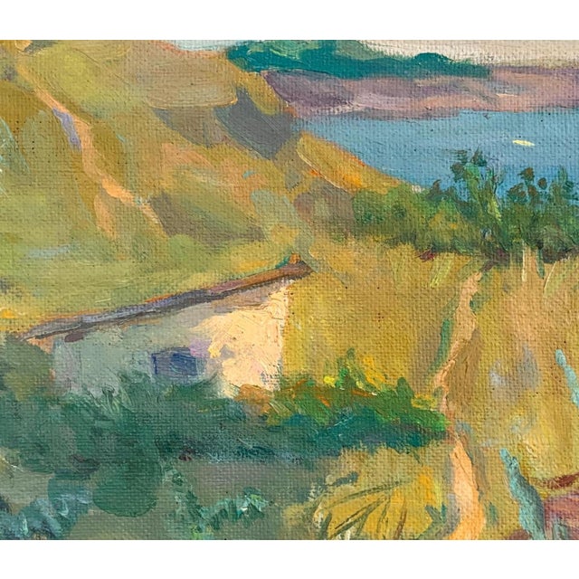 Original Seascape Oil Painting, Ukrainian Artist, 1961 For Sale - Image 4 of 6