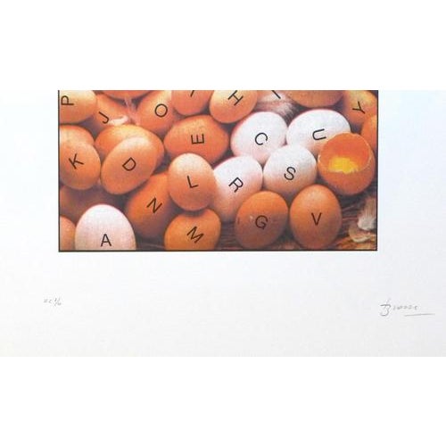 Joan Brossa (1919-1998) Poema visual 27, 1989 Original lithograph Print run of 50 copies on paper Hand signed and...