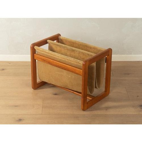 Brown Mid-Century Newspaper Stand by Aksel Kjersgaard for Salin Møbler For Sale - Image 8 of 8