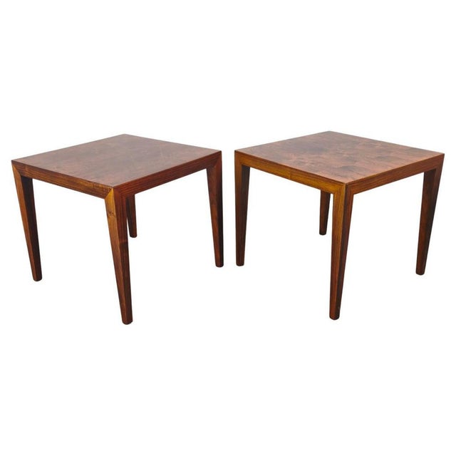 Rosewood Tables by Severin Hansen for Haslev, Denmark, 1960s, Set of 2 For Sale - Image 10 of 10