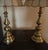 Vintage Brass Capiz Shell Lamp Set For Sale - Image 12 of 12