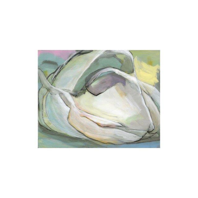 2020s Abstract Fabulous® by Mary Elizabeth Marvin "Tide Line 1 & 2" Framed, Coastal Abstracts Seaglass, Light Blue, Turquoise and Buttery Tones For Sale - Image 5 of 7