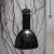 Vintage Industrial Pendant Light in Black Enamel, 1930s For Sale - Image 4 of 6