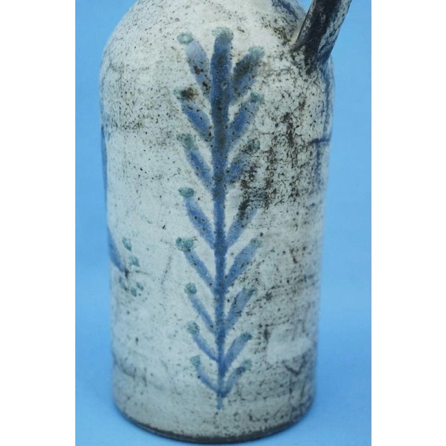 20th Century Ceramic Jug Vase by Atelier Le Mûrier of Gustave Reynaud, Vallauris France., 1950s For Sale - Image 18 of 18