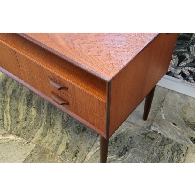 Danish Teak Dressing Table For Sale - Image 9 of 15