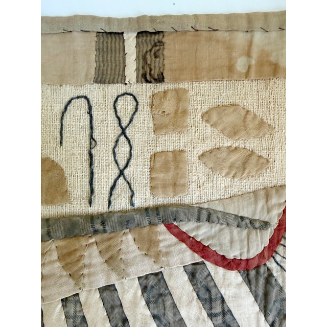 Textile 1920s Egyptian Revival Khayamiya Textile Wall Hanging For Sale - Image 7 of 16