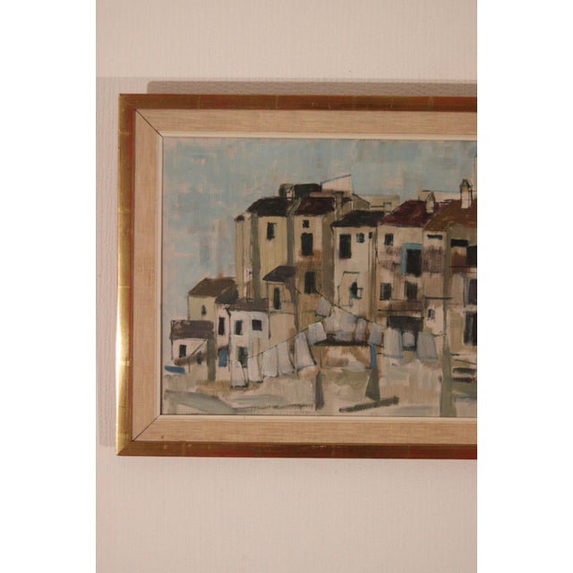 Harry Wichmann, City View, 1957, Oil on Canvas, Framed For Sale - Image 9 of 18