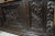 Antique English Carved Oak Server With Shelf and Doors For Sale - Image 10 of 11