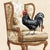 Contemporary Contemporary Reproduction Art Print of Vintage "Parlor Rooster", Framed For Sale - Image 3 of 5
