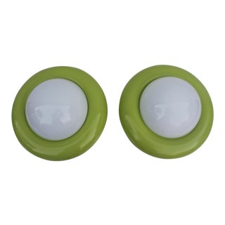 Italian Valenti Ceiling Lamp - A Pair For Sale