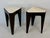 Wengé and Parchment Coffee Tables, 1980s, Set of 2 For Sale - Image 11 of 12