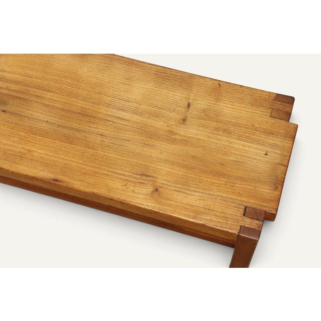 Brown S09 Bench in Elm by Pierre Chapo, 1970s For Sale - Image 8 of 18