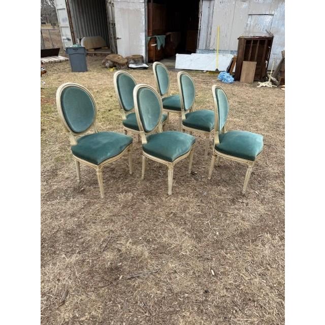 19th Century Louis XVl Dining Chairs - Set of 6 For Sale - Image 10 of 15