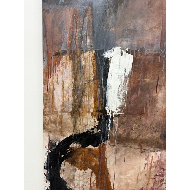 Abstract Modern Acrylic on Canvas Wall Art For Sale - Image 12 of 14