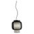 Not Yet Made - Made To Order Manila T Pe Graphite Light in Matte Grey Textile and Black Glass Diffuser by Sebastian Herkner For Sale - Image 5 of 5